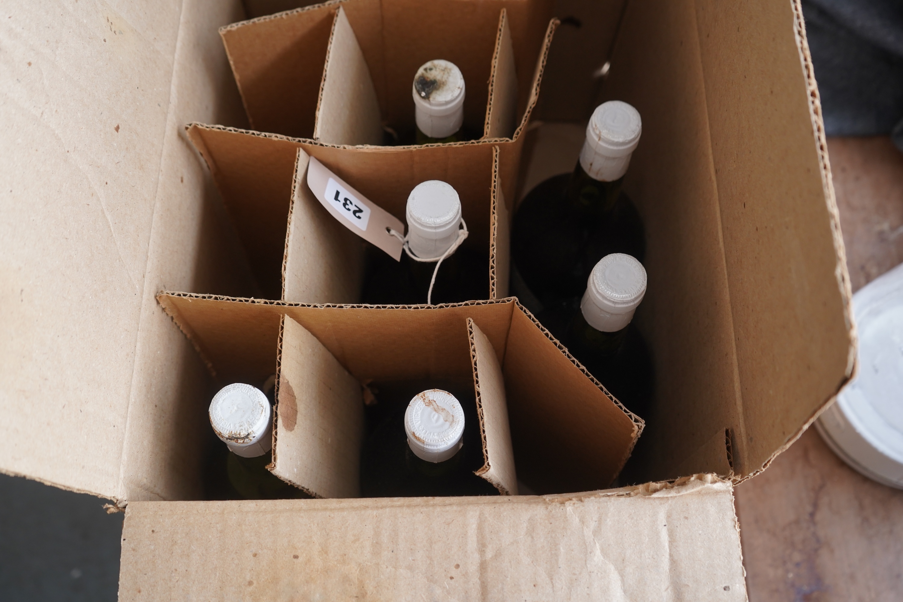 Fourteen bottles of 1981 Domaine de Pont Royal Recolte.